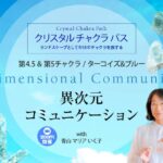クリスタル チャクラ パス 第4.5 & 第5チャクラ アクアマリン＆カイヤナイト付き Zoom開催